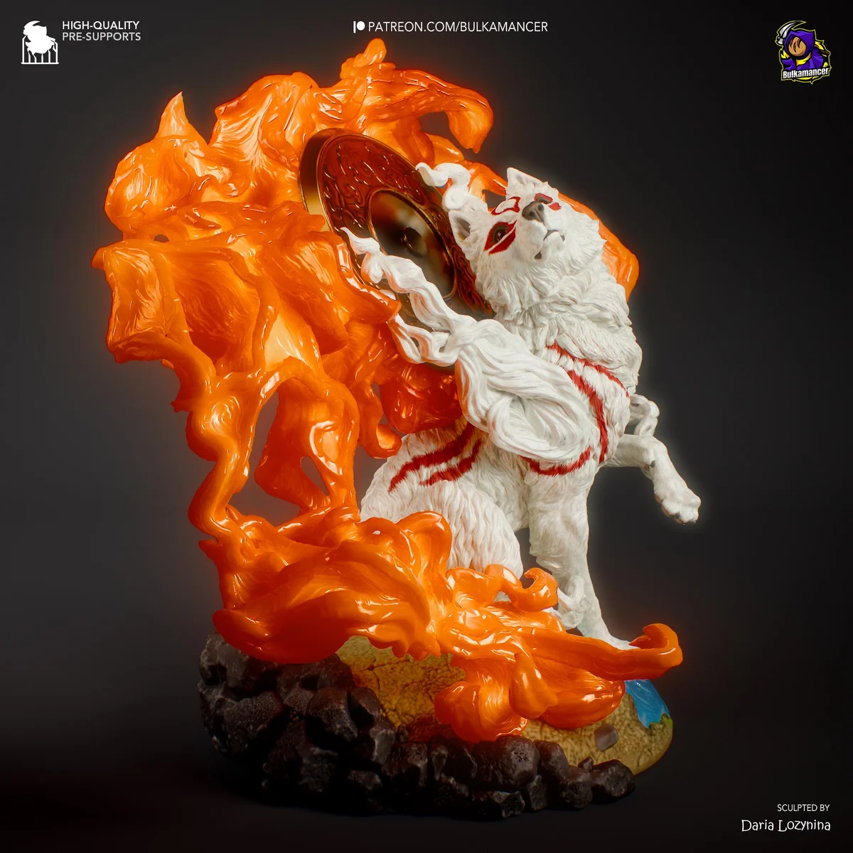 Amaterasu - Okami - DIY KIT, 1/8 Scale, 184mm — 5/10