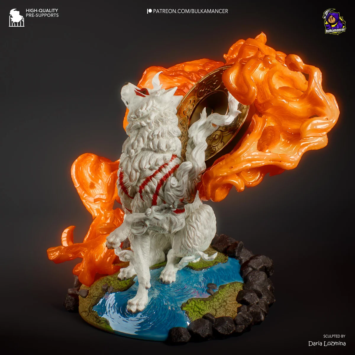 Amaterasu - Okami - DIY KIT, 1/8 Scale, 184mm — 6/10