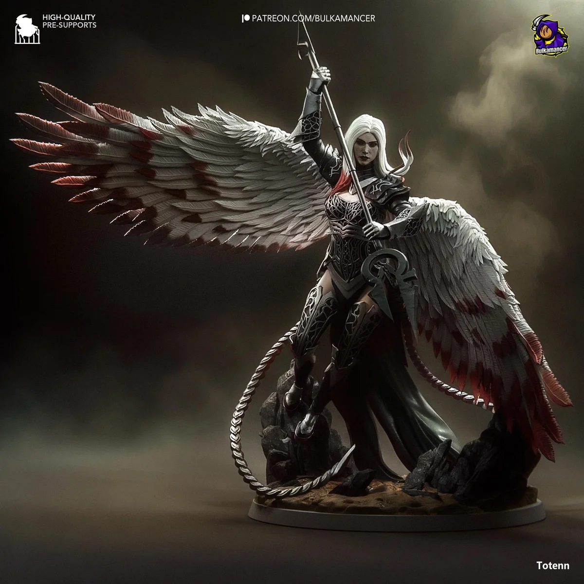 Avacyn Angel of Hope Angelic Planeswalker - Magic The Gathering Innistrad Unpainted Resin Figurine Kit - 1/8 Scale 314mm 12.4in - Statue — 4/10