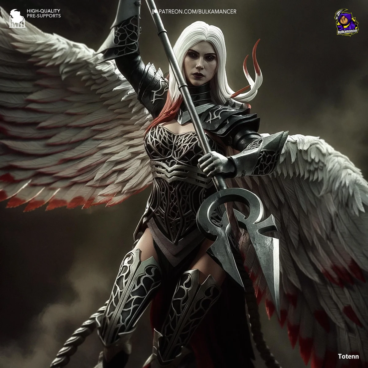 Avacyn Angel of Hope Angelic Planeswalker - Magic The Gathering Innistrad Unpainted Resin Figurine Kit - 1/8 Scale 314mm 12.4in - Statue — 5/10