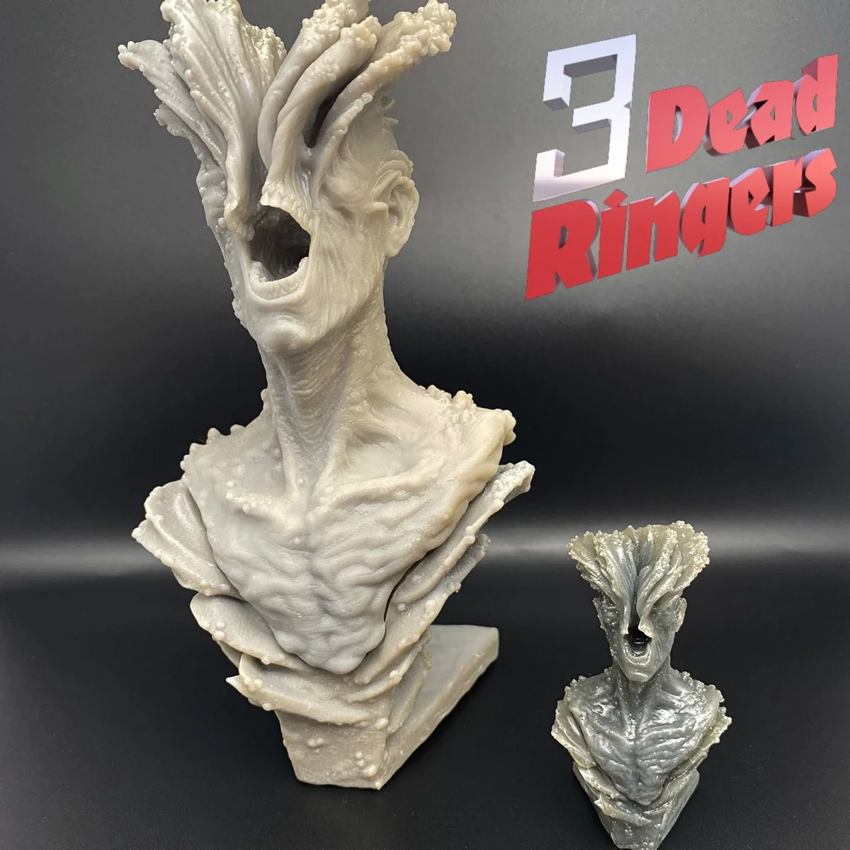 Clicker Infected Horror - The Last of Us Unpainted Resin Bust Kit - 1/8 Scale - 3D Printed Statue Fan Art — 2/10