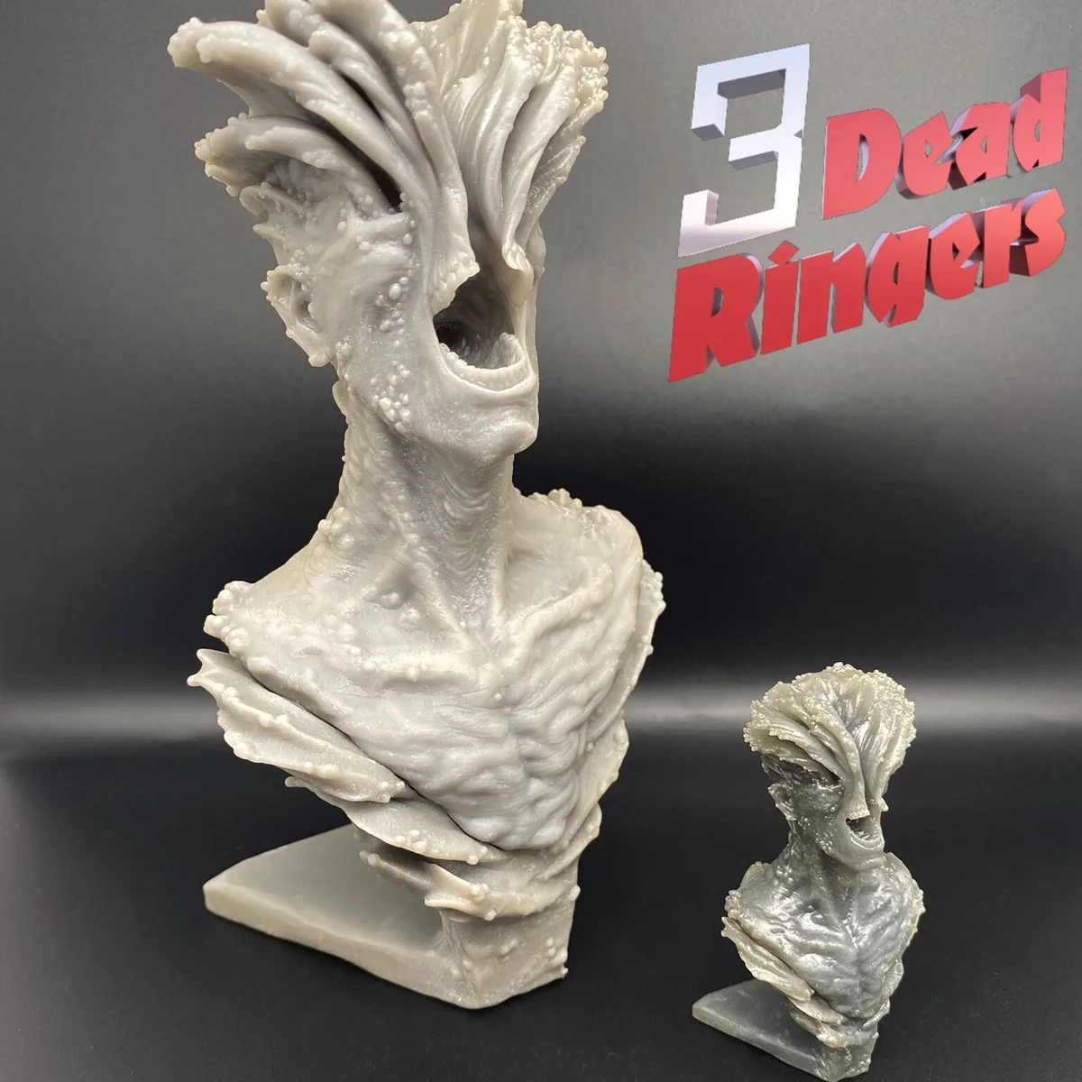 Clicker Infected Horror - The Last of Us Unpainted Resin Bust Kit - 1/8 Scale - 3D Printed Statue Fan Art — 3/10
