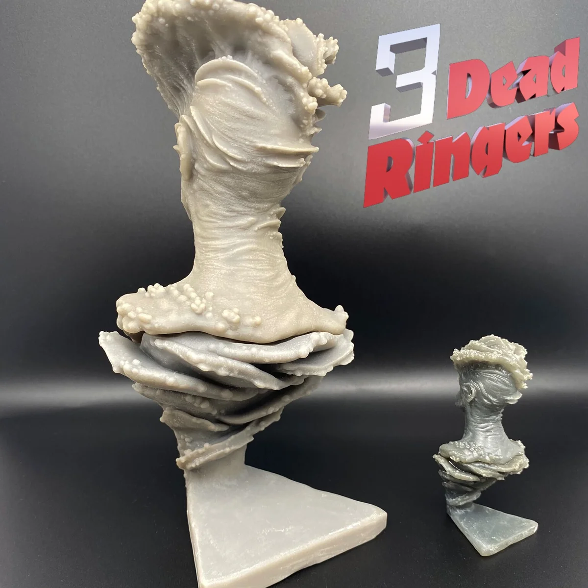 Clicker Infected Horror - The Last of Us Unpainted Resin Bust Kit - 1/8 Scale - 3D Printed Statue Fan Art — 4/10