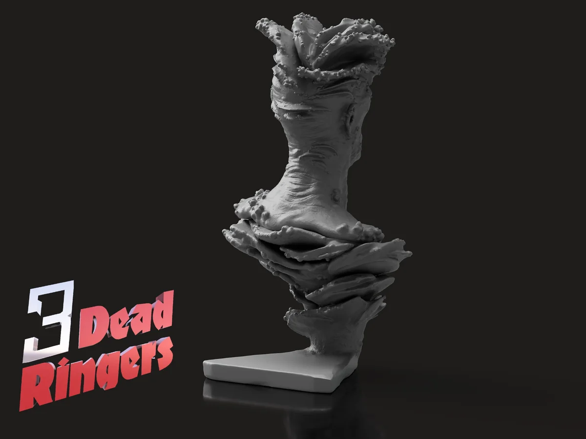 Clicker Infected Horror - The Last of Us Unpainted Resin Bust Kit - 1/8 Scale - 3D Printed Statue Fan Art — 8/10