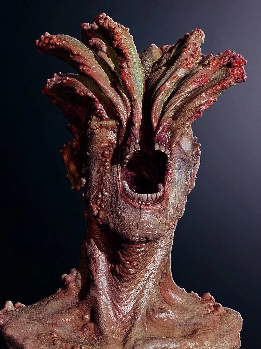 Clicker Infected Horror - The Last of Us Unpainted Resin Bust Kit - 1/8 Scale - 3D Printed Statue Fan Art — 9/10