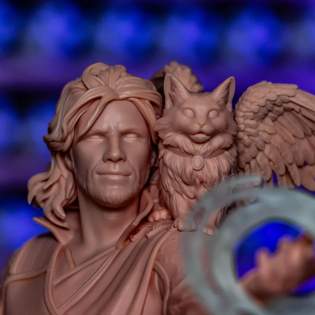 Gale of Waterdeep Human Wizard - Baldur's Gate 3 BG3 Unpainted Resin Figurine Kit - 1/8 Scale 255mm 10.0in - 3D Printed Statue Fan Art — 10/10