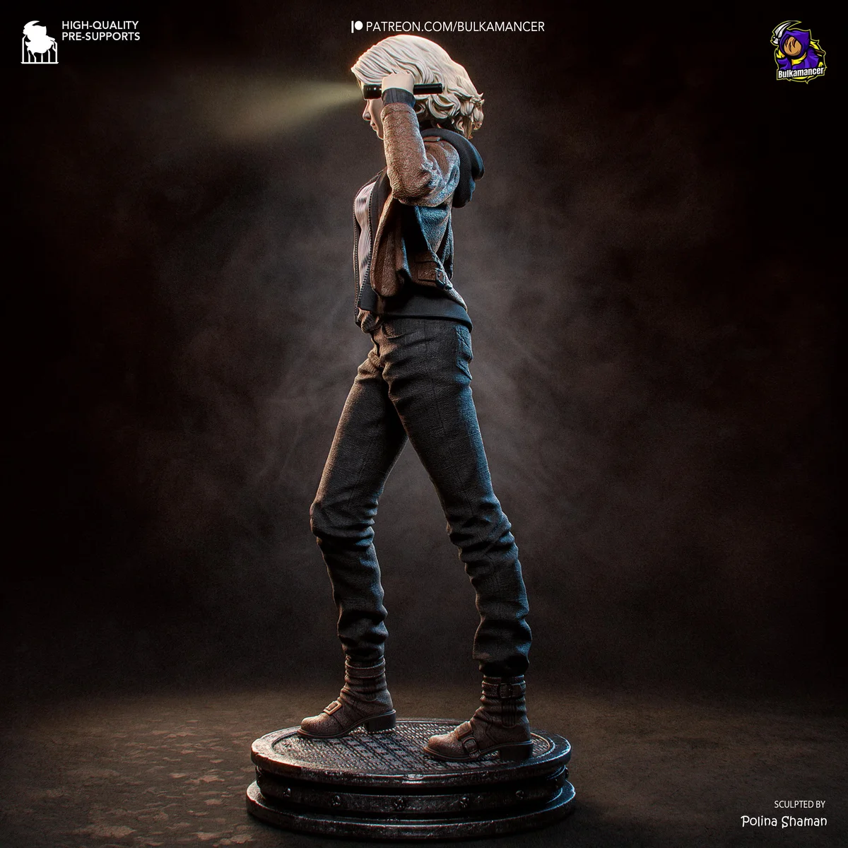 Grace Ashcroft Survivor Horror - Resident Evil Requiem Unpainted Resin Figurine Kit - 1/8 Scale 226mm 8.9in - 3D Printed Statue Fan Art — 8/10