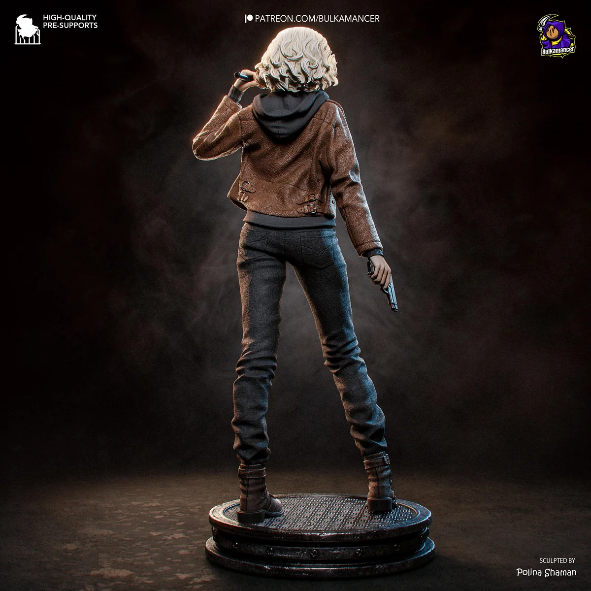 Grace Ashcroft Survivor Horror - Resident Evil Requiem Unpainted Resin Figurine Kit - 1/8 Scale 226mm 8.9in - 3D Printed Statue Fan Art — 9/10