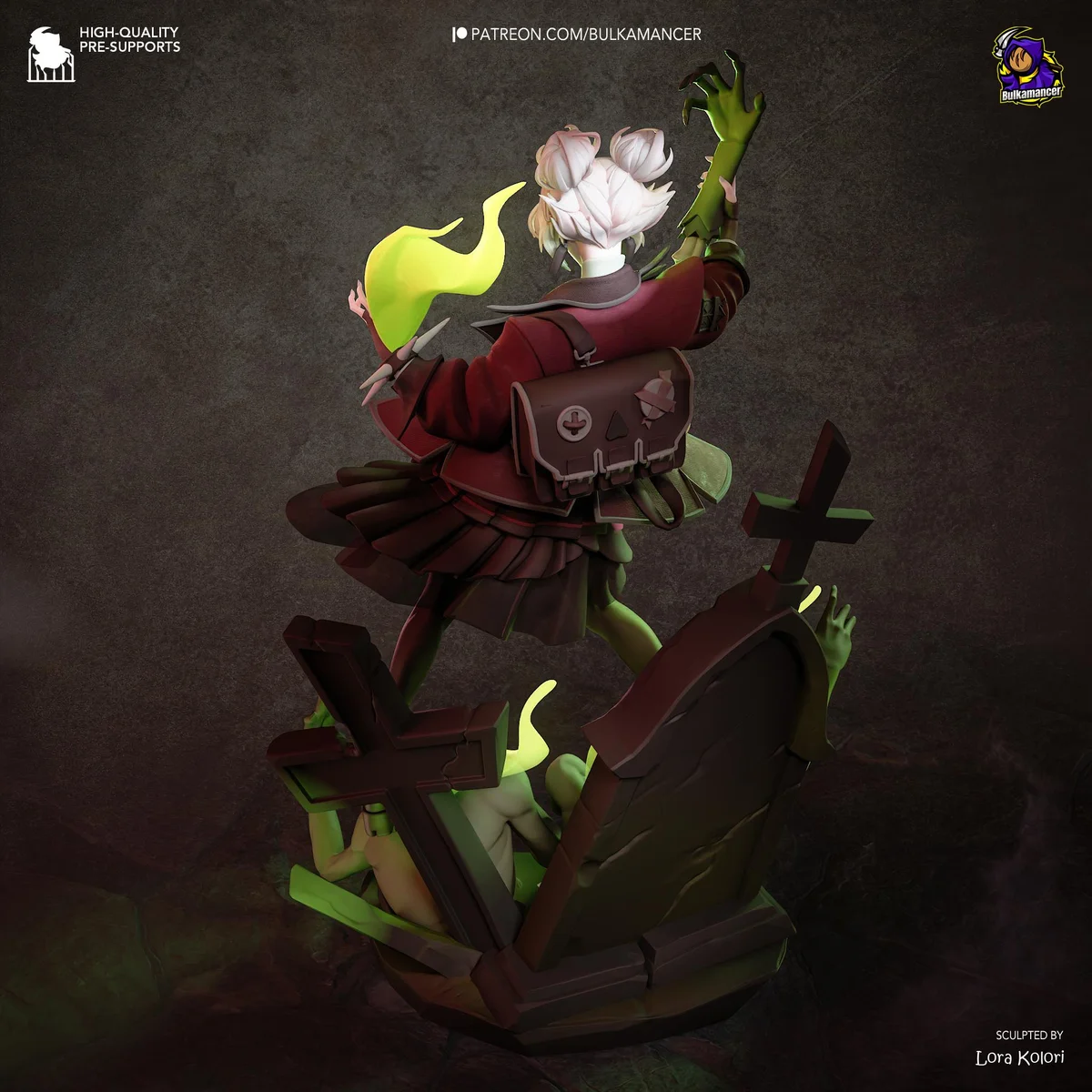 Graves Locked In - Deadlock Unpainted Resin Figurine Kit - 1/8 Scale 275mm 10.8in - 3D Printed Statue Fan Art — 6/10