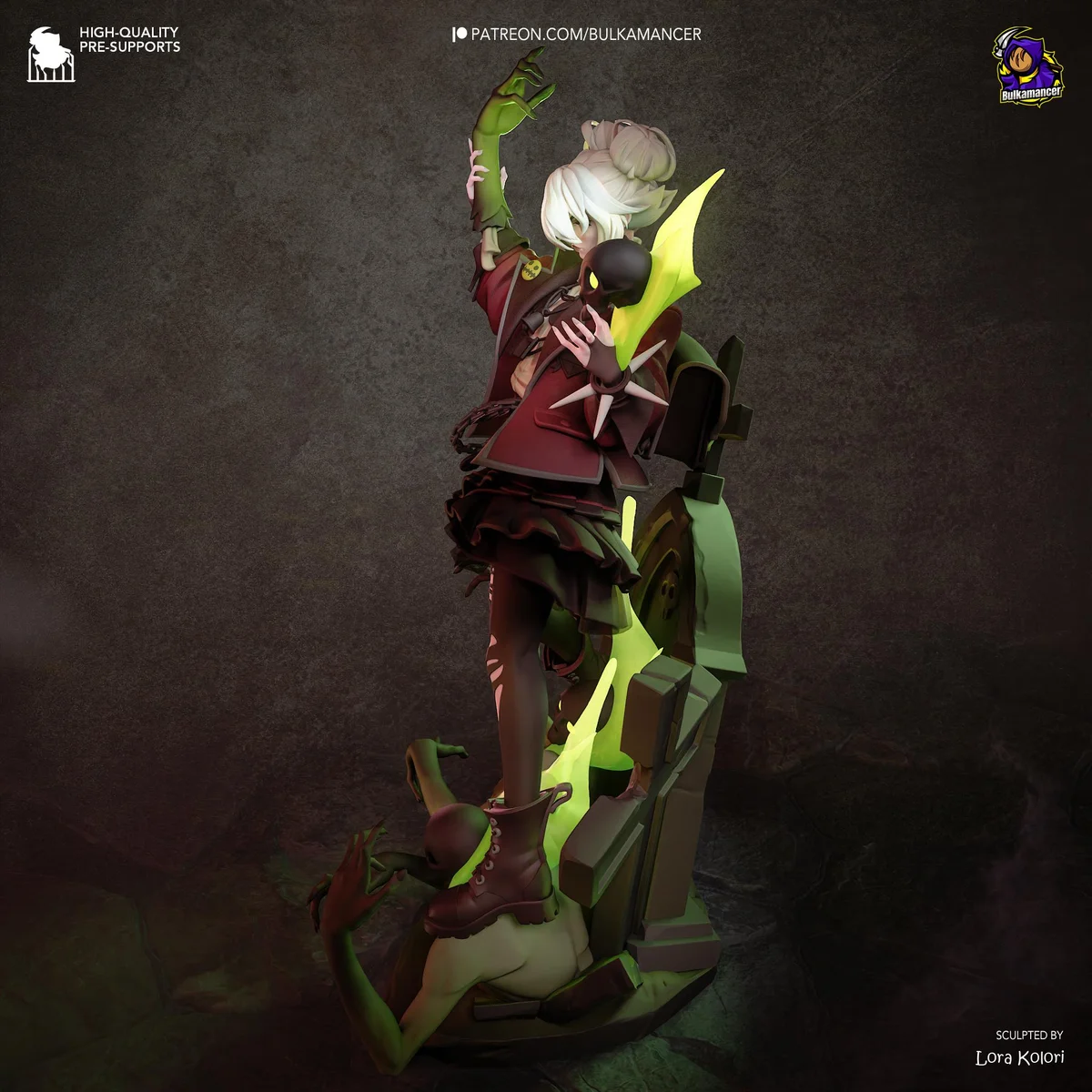 Graves Locked In - Deadlock Unpainted Resin Figurine Kit - 1/8 Scale 275mm 10.8in - 3D Printed Statue Fan Art — 7/10