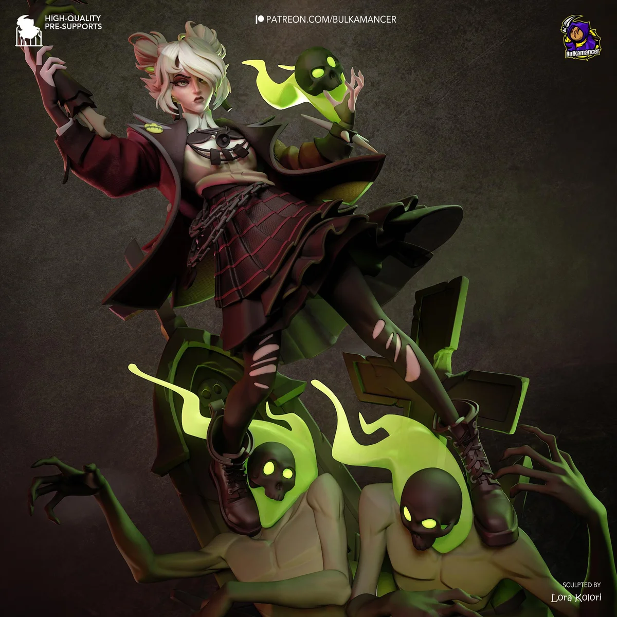 Graves Locked In - Deadlock Unpainted Resin Figurine Kit - 1/8 Scale 275mm 10.8in - 3D Printed Statue Fan Art — 9/10