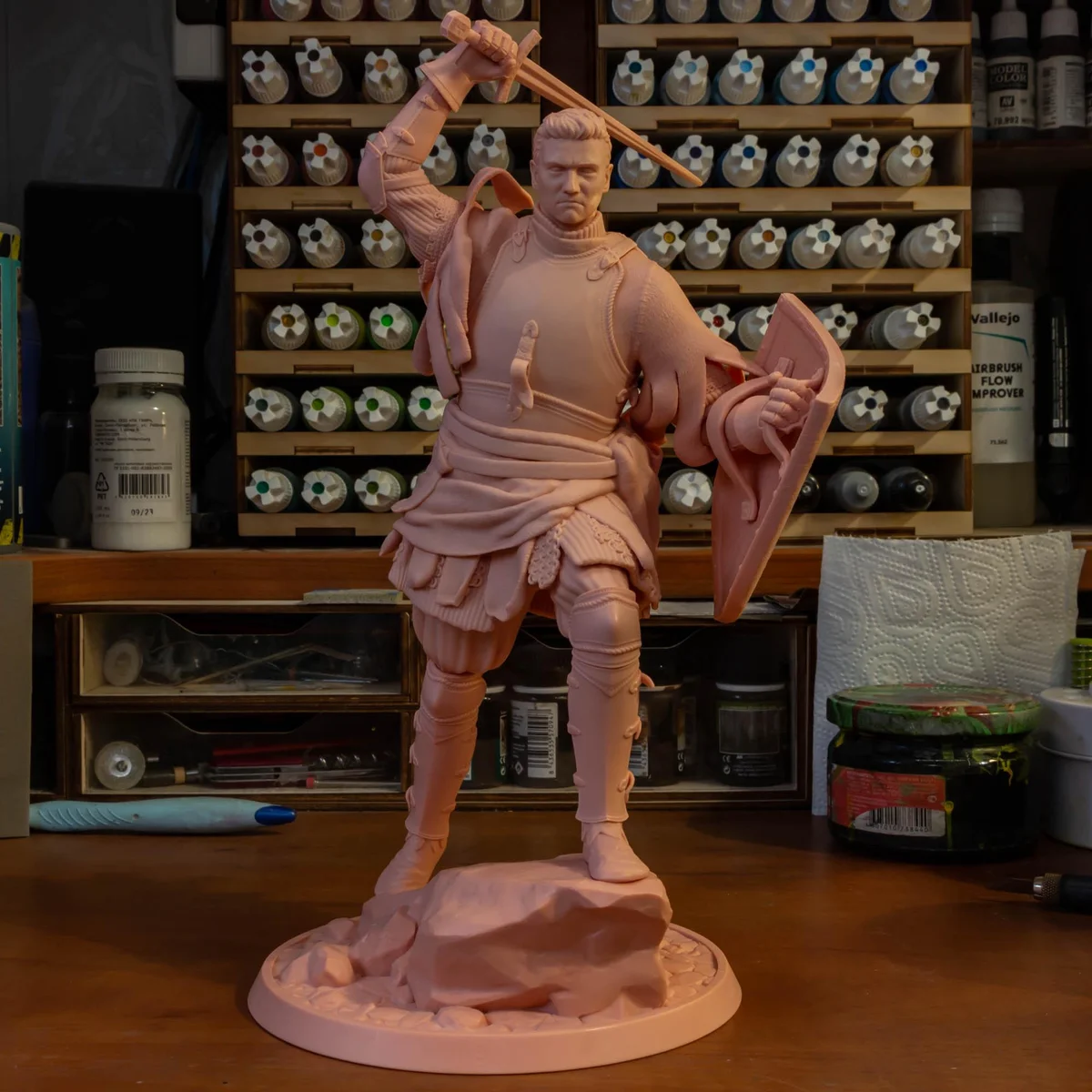 Henry of Skalitz Bohemian Knight - Kingdom Come Deliverance Unpainted Resin Figurine Kit - 1/8 Scale 258mm 10.2in - 3D Printed Statue — 9/10