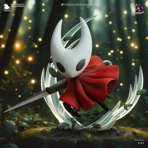 Hornet Pharloom Princess - Hollow Knight Unpainted Resin Figurine Kit - 1/12 Scale 111mm 4.4in - 3D Printed Statue Fan Art