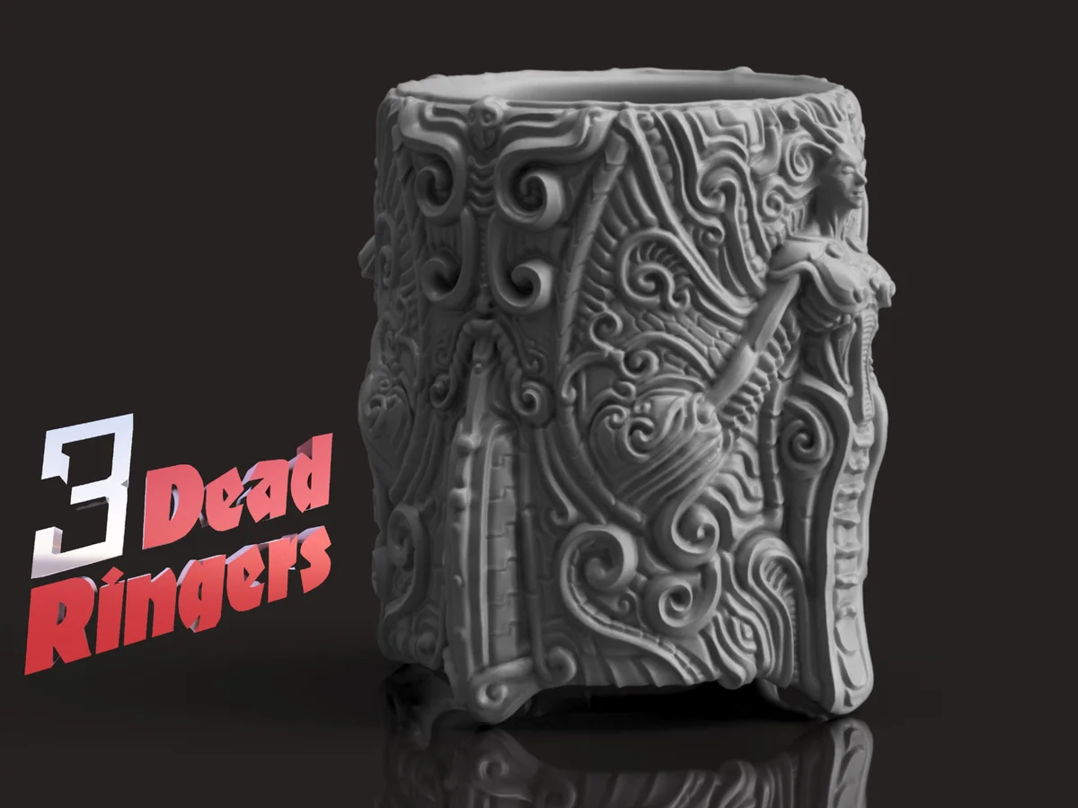 HR Giger Pen Holder Resin Decor - Biomechanical Art Unpainted Resin Bust Kit - 1/8 Scale - 3D Printed Statue Fan Art — 1/8