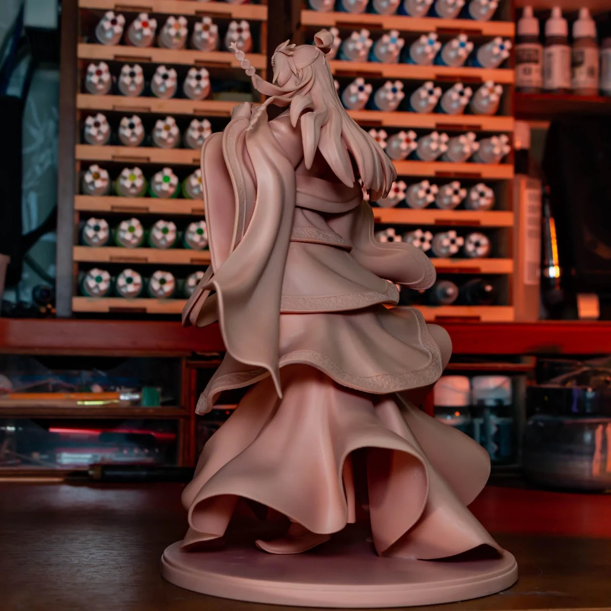 Jinshi Imperial Eunuch Anime - The Apothecary Diaries Unpainted Resin Figurine Kit - 1/8 Scale 258mm 10.2in - 3D Printed Statue Fan Art — 9/10