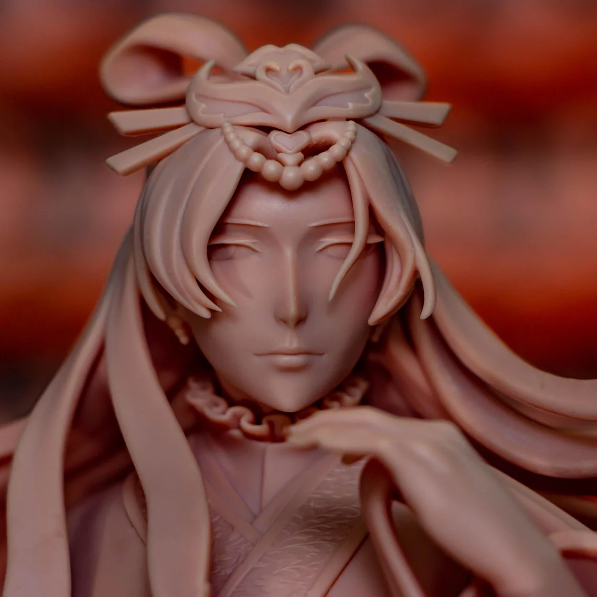 Jinshi Imperial Eunuch Anime - The Apothecary Diaries Unpainted Resin Figurine Kit - 1/8 Scale 258mm 10.2in - 3D Printed Statue Fan Art — 10/10