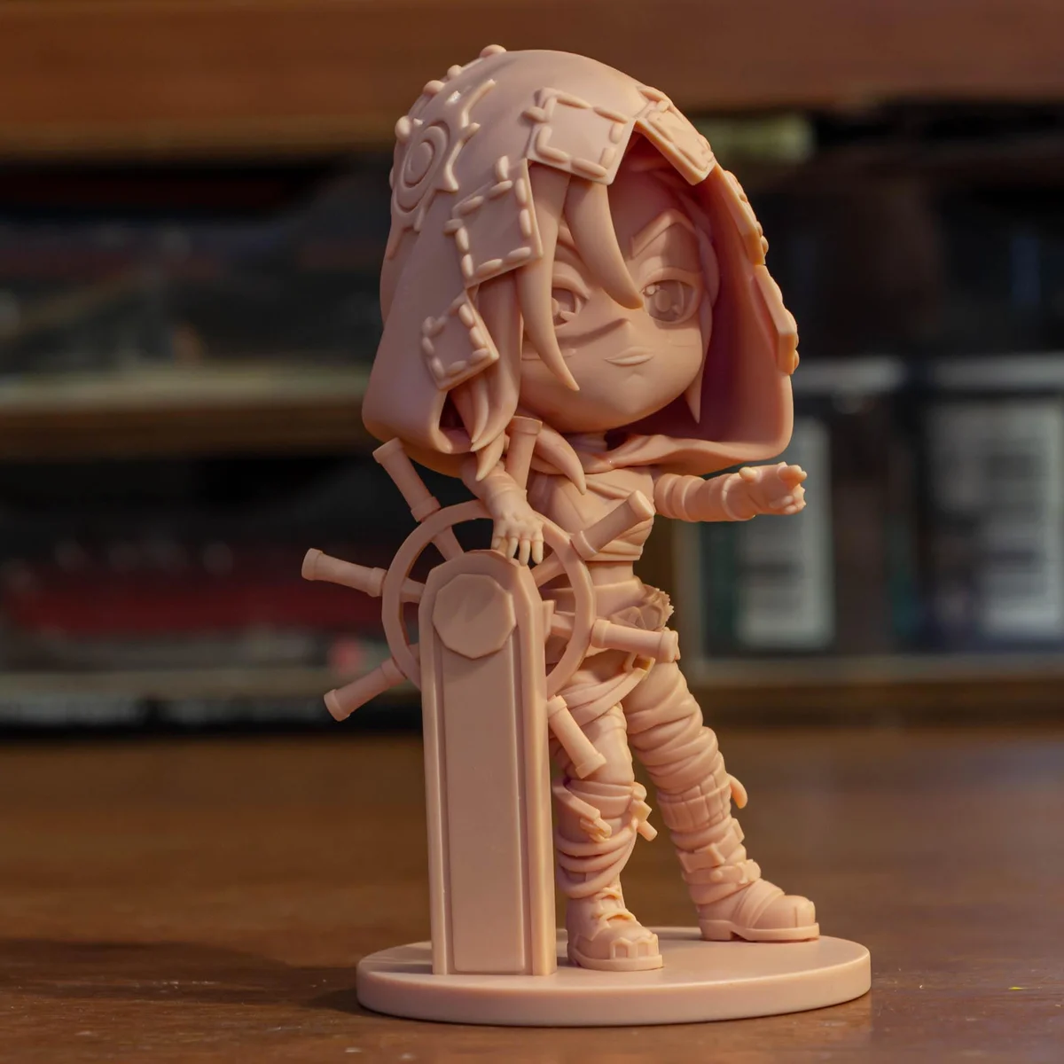 Jinx Chibi Zaun Anarchist Mini - Arcane League of Legends Unpainted Resin Chibi Figurine - 1/8 Scale 97mm 3.8in - 3D Printed Mini Statue — 2/9