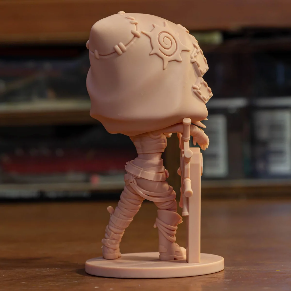 Jinx Chibi Zaun Anarchist Mini - Arcane League of Legends Unpainted Resin Chibi Figurine - 1/8 Scale 97mm 3.8in - 3D Printed Mini Statue — 6/9