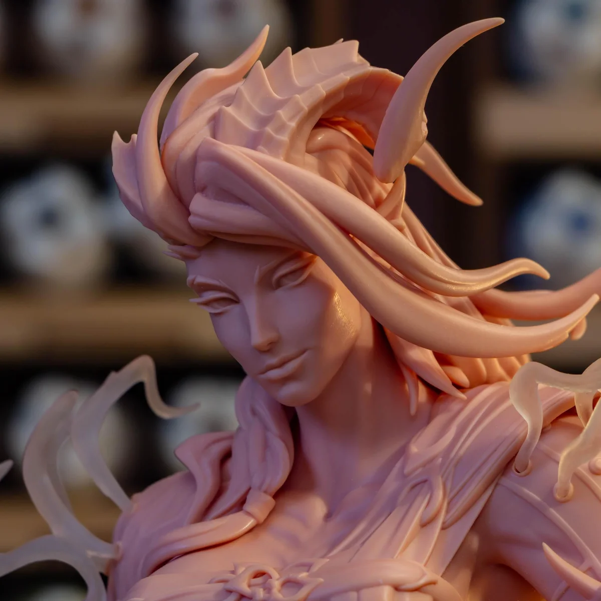 Karlach Tiefling Barbarian - Baldur's Gate 3 BG3 Unpainted Resin Figurine Kit - 1/8 Scale 289mm 11.4in - 3D Printed Statue Fan Art — 8/10