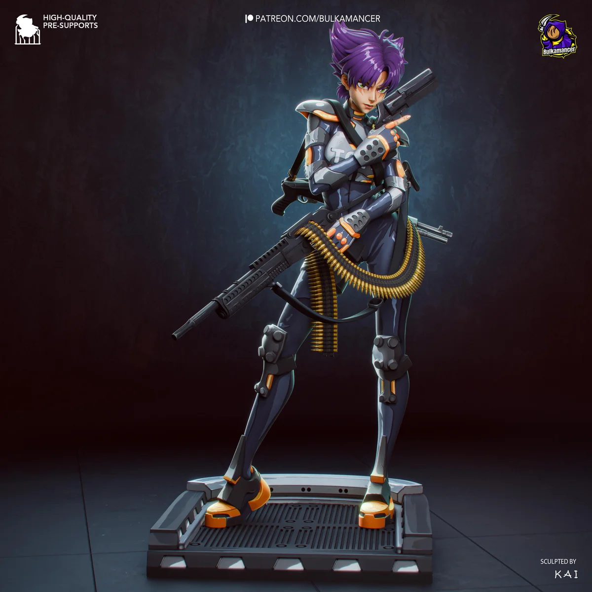 Konoko Anti-Terrorist Operative - Oni Bungie 2001 Unpainted Resin Figurine Kit - 1/8 Scale 224mm 8.8in - 3D Printed Statue Fan Art — 1/10