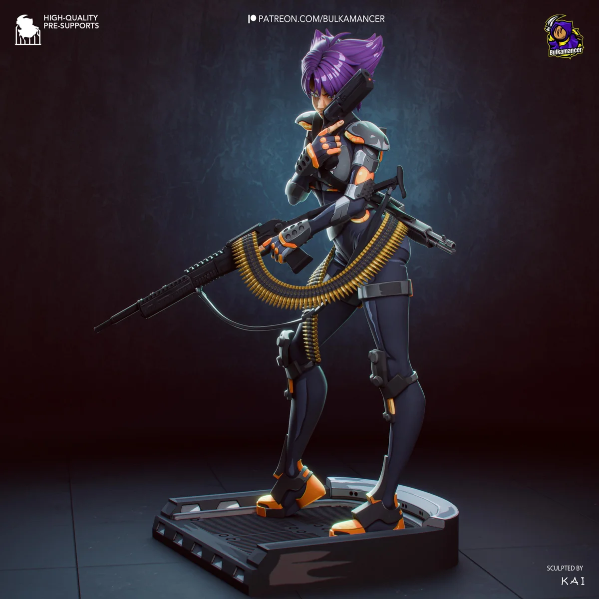 Konoko Anti-Terrorist Operative - Oni Bungie 2001 Unpainted Resin Figurine Kit - 1/8 Scale 224mm 8.8in - 3D Printed Statue Fan Art — 5/10
