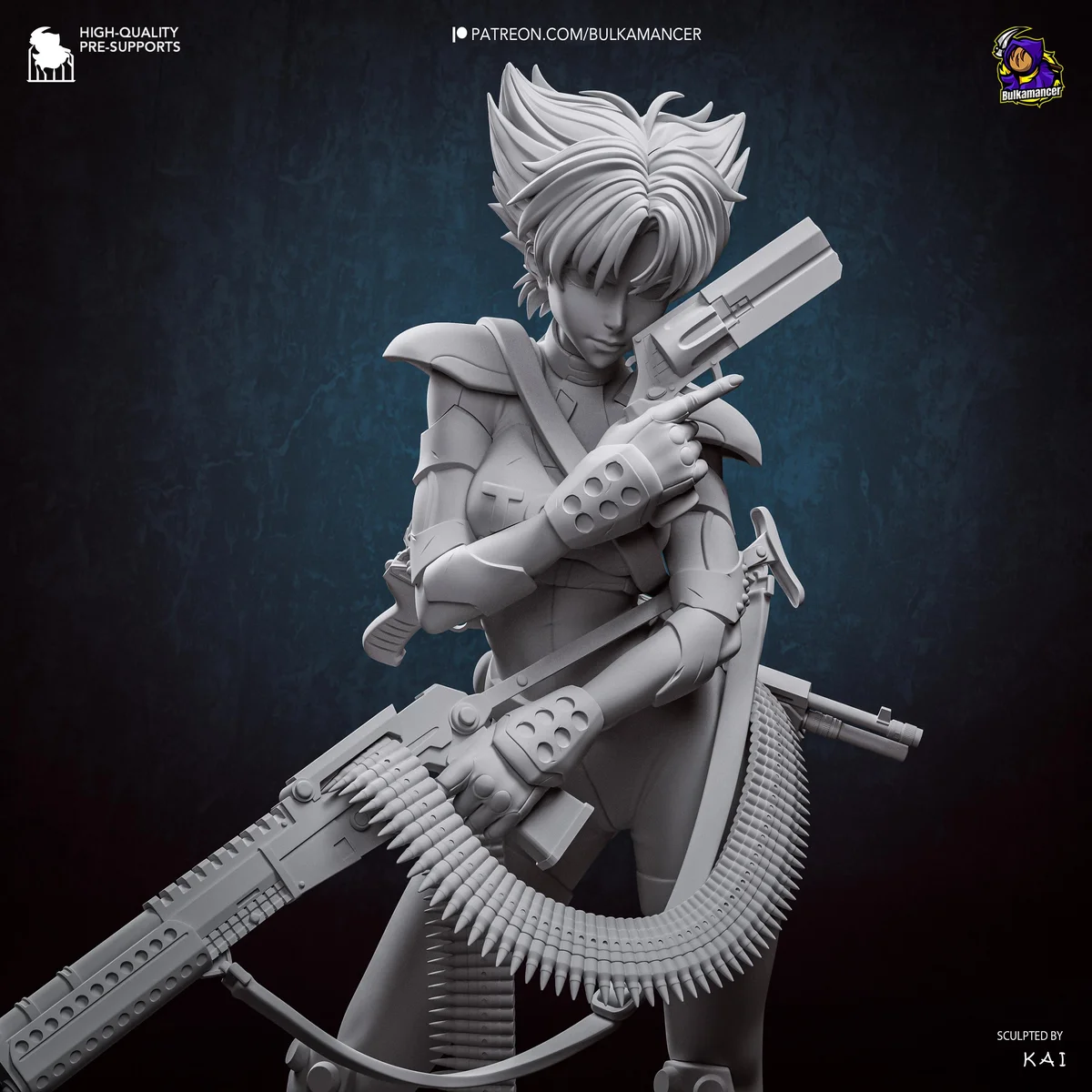 Konoko Anti-Terrorist Operative - Oni Bungie 2001 Unpainted Resin Figurine Kit - 1/8 Scale 224mm 8.8in - 3D Printed Statue Fan Art — 10/10