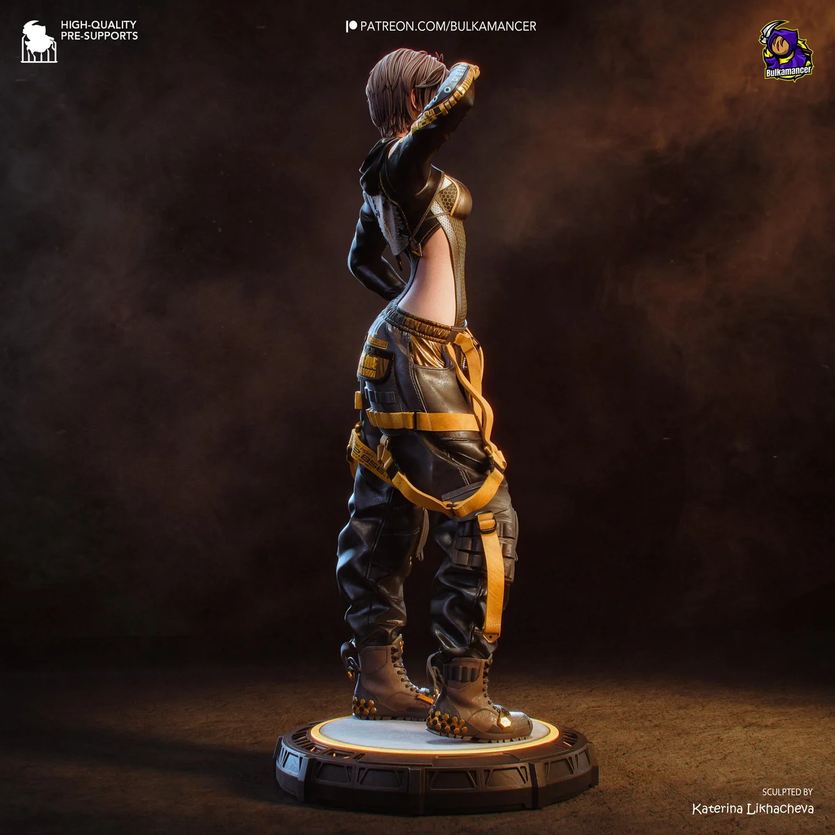 Lily Sci-Fi Warrior - Stellar Blade Unpainted Resin Figurine Kit - 1/8 Scale 205mm 8.1in - 3D Printed Statue Fan Art — 8/10