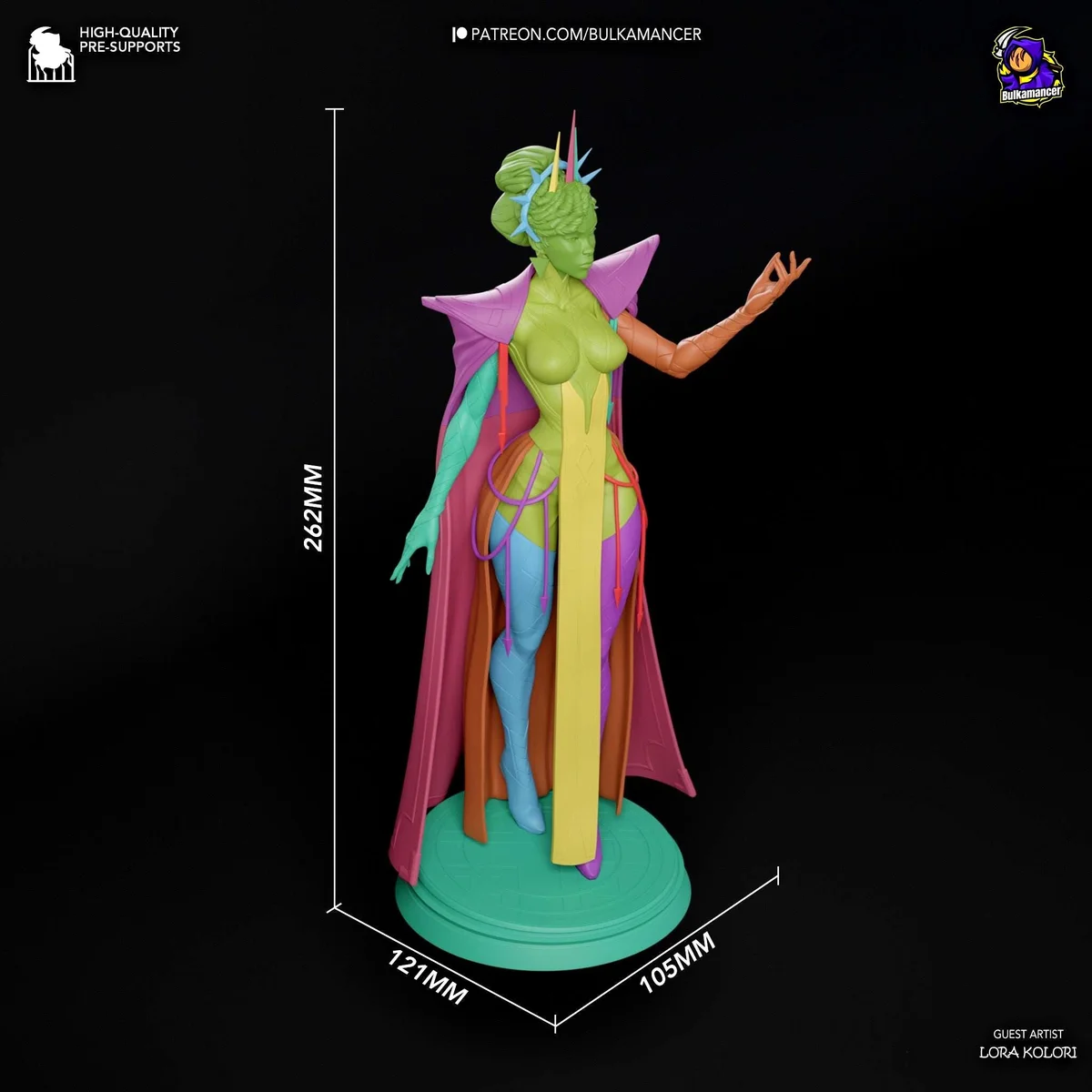 Mel Medarda Piltover Councilor - Arcane League of Legends Netflix Unpainted Resin Figurine Kit - 1/8 Scale 262mm 10.3in - 3D Printed Statue — 2/10