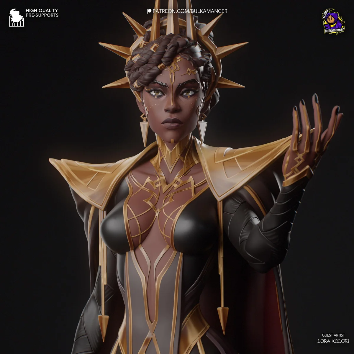Mel Medarda Piltover Councilor - Arcane League of Legends Netflix Unpainted Resin Figurine Kit - 1/8 Scale 262mm 10.3in - 3D Printed Statue — 4/10