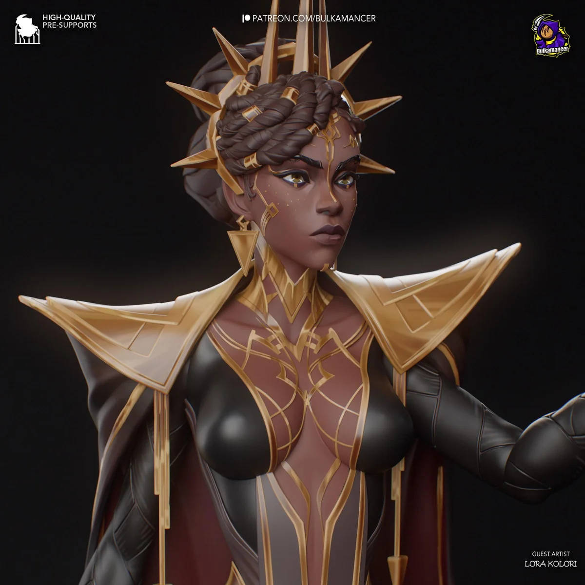 Mel Medarda Piltover Councilor - Arcane League of Legends Netflix Unpainted Resin Figurine Kit - 1/8 Scale 262mm 10.3in - 3D Printed Statue — 5/10
