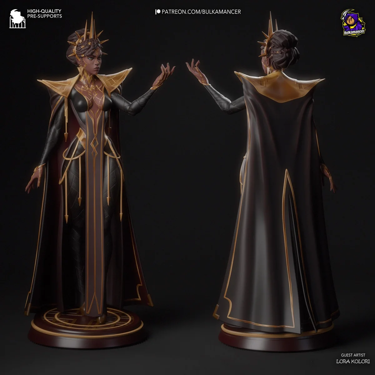 Mel Medarda Piltover Councilor - Arcane League of Legends Netflix Unpainted Resin Figurine Kit - 1/8 Scale 262mm 10.3in - 3D Printed Statue — 1/10