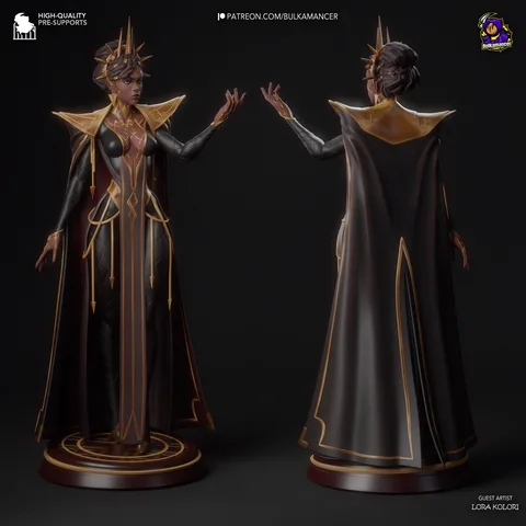 Mel Medarda Piltover Councilor - Arcane League of Legends Netflix Unpainted Resin Figurine Kit - 1/8 Scale 262mm 10.3in - 3D Printed Statue
