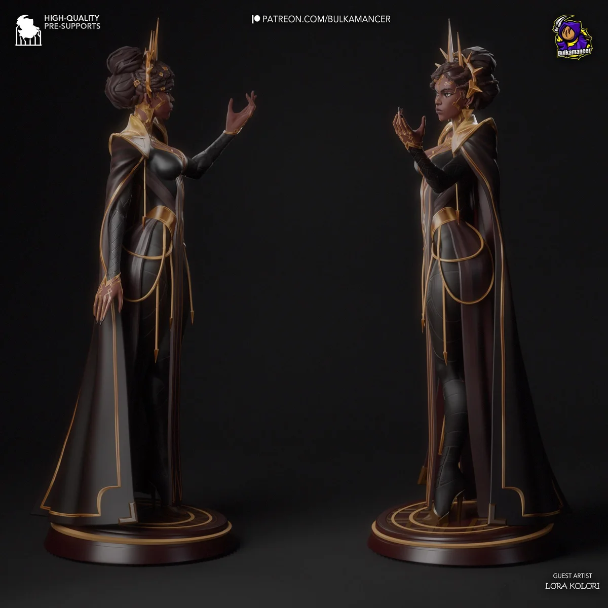 Mel Medarda Piltover Councilor - Arcane League of Legends Netflix Unpainted Resin Figurine Kit - 1/8 Scale 262mm 10.3in - 3D Printed Statue — 6/10