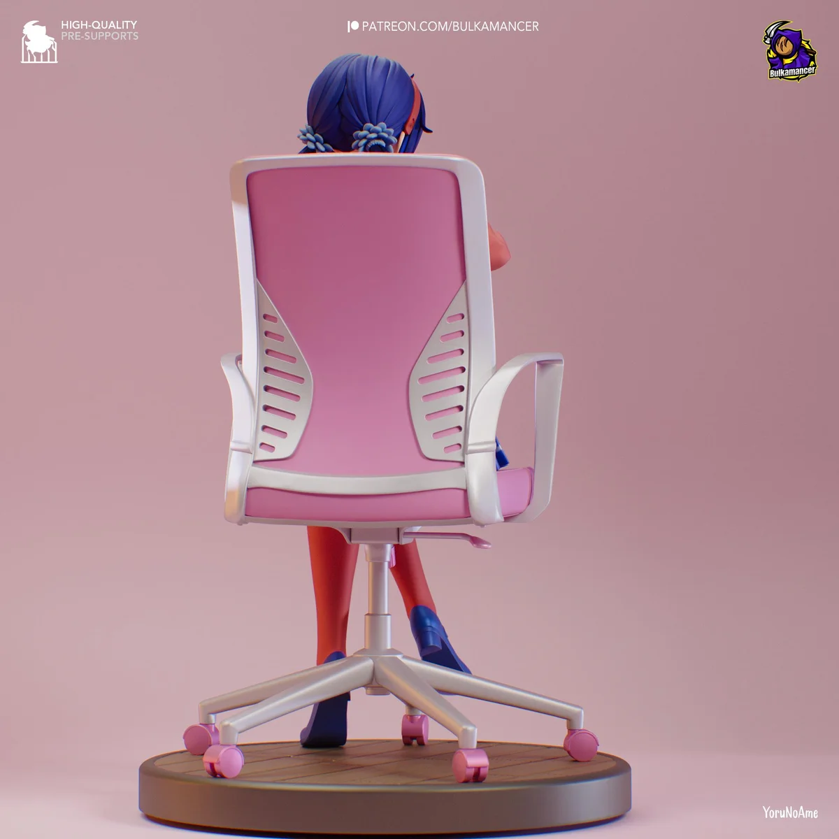 Mita Anime Yandere - MiSide Horror Game Unpainted Resin Figurine Kit - 1/8 Scale 176mm 6.9in - 3D Printed Statue Fan Art — 9/10