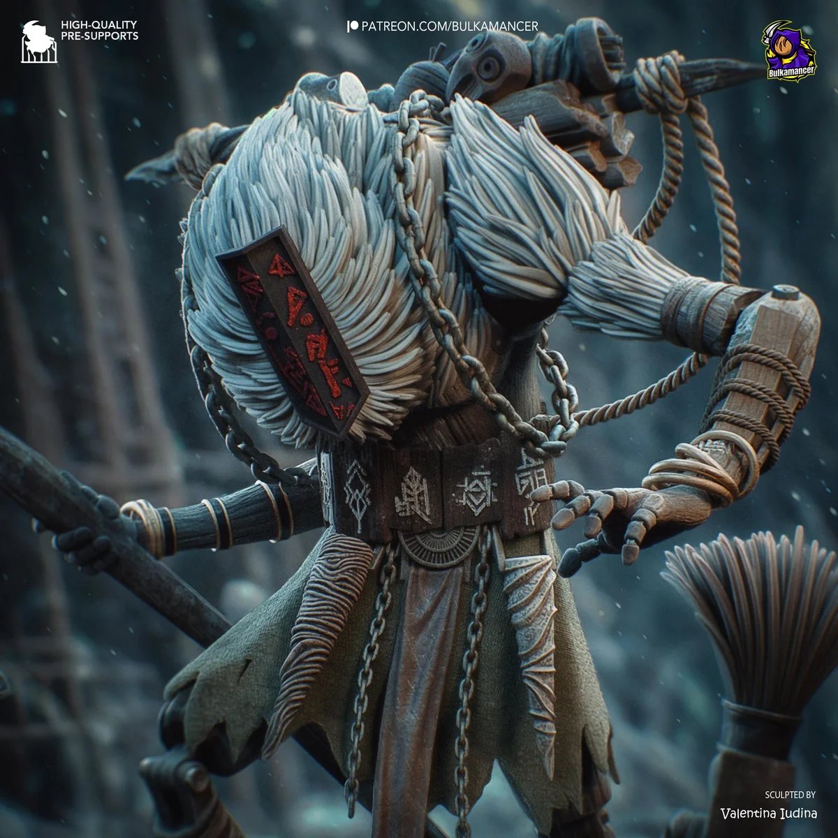 Monoco JRPG Companion - Clair Obscur Expedition 33 Unpainted Resin Figurine Kit - 1/8 Scale 276mm 10.9in - 3D Printed Statue Fan Art — 5/10