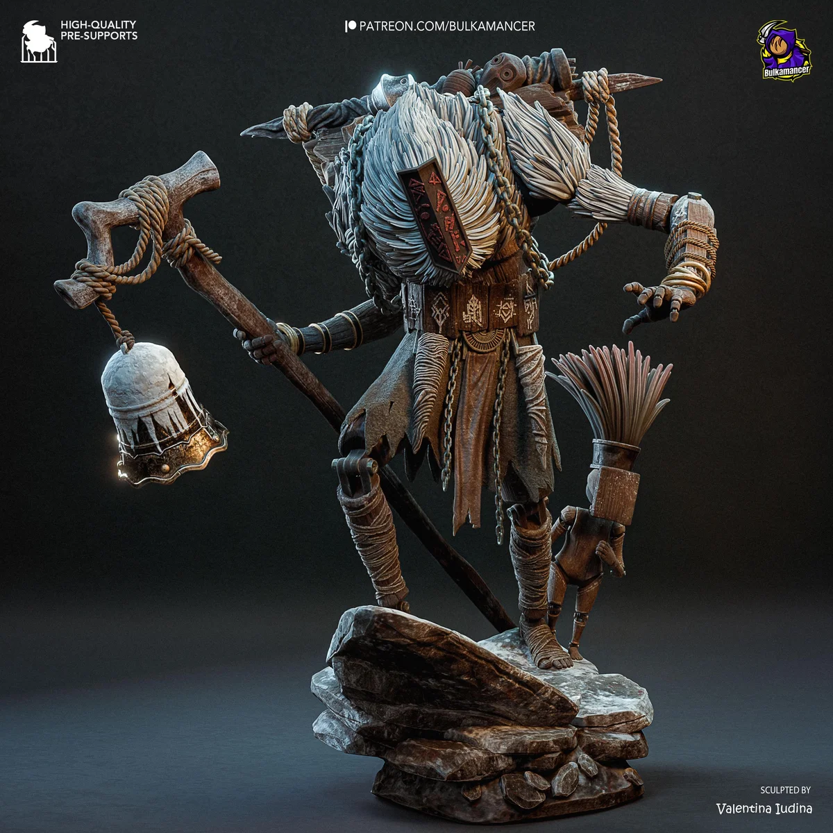 Monoco JRPG Companion - Clair Obscur Expedition 33 Unpainted Resin Figurine Kit - 1/8 Scale 276mm 10.9in - 3D Printed Statue Fan Art — 6/10