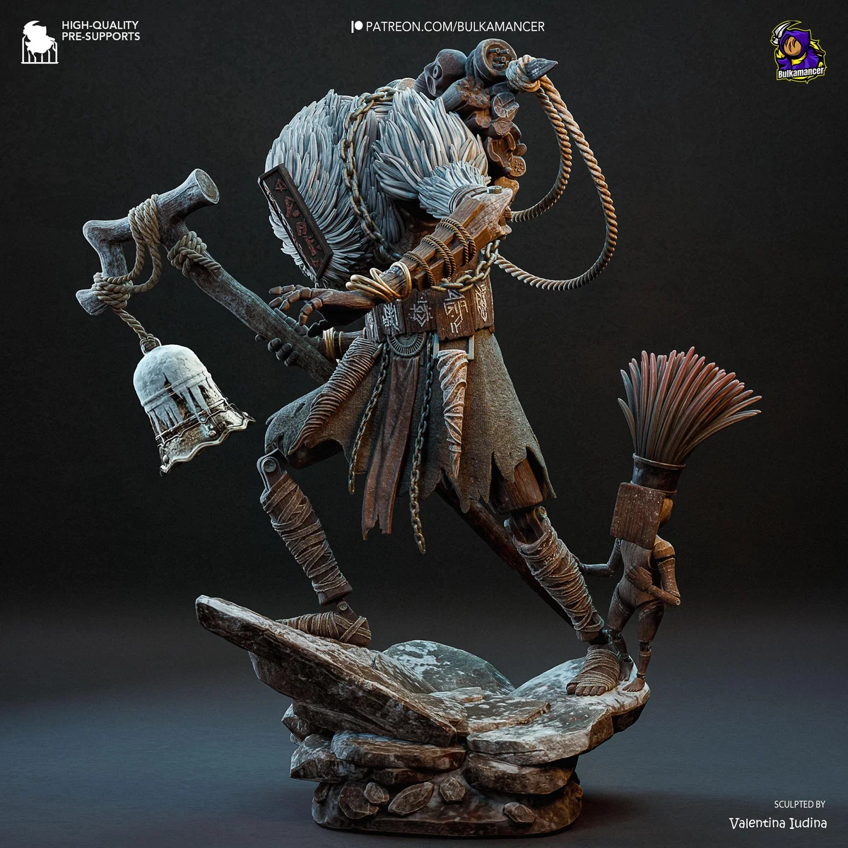 Monoco JRPG Companion - Clair Obscur Expedition 33 Unpainted Resin Figurine Kit - 1/8 Scale 276mm 10.9in - 3D Printed Statue Fan Art — 7/10