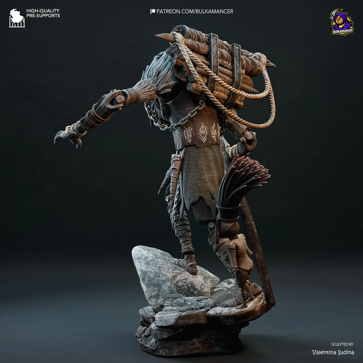 Monoco JRPG Companion - Clair Obscur Expedition 33 Unpainted Resin Figurine Kit - 1/8 Scale 276mm 10.9in - 3D Printed Statue Fan Art — 8/10