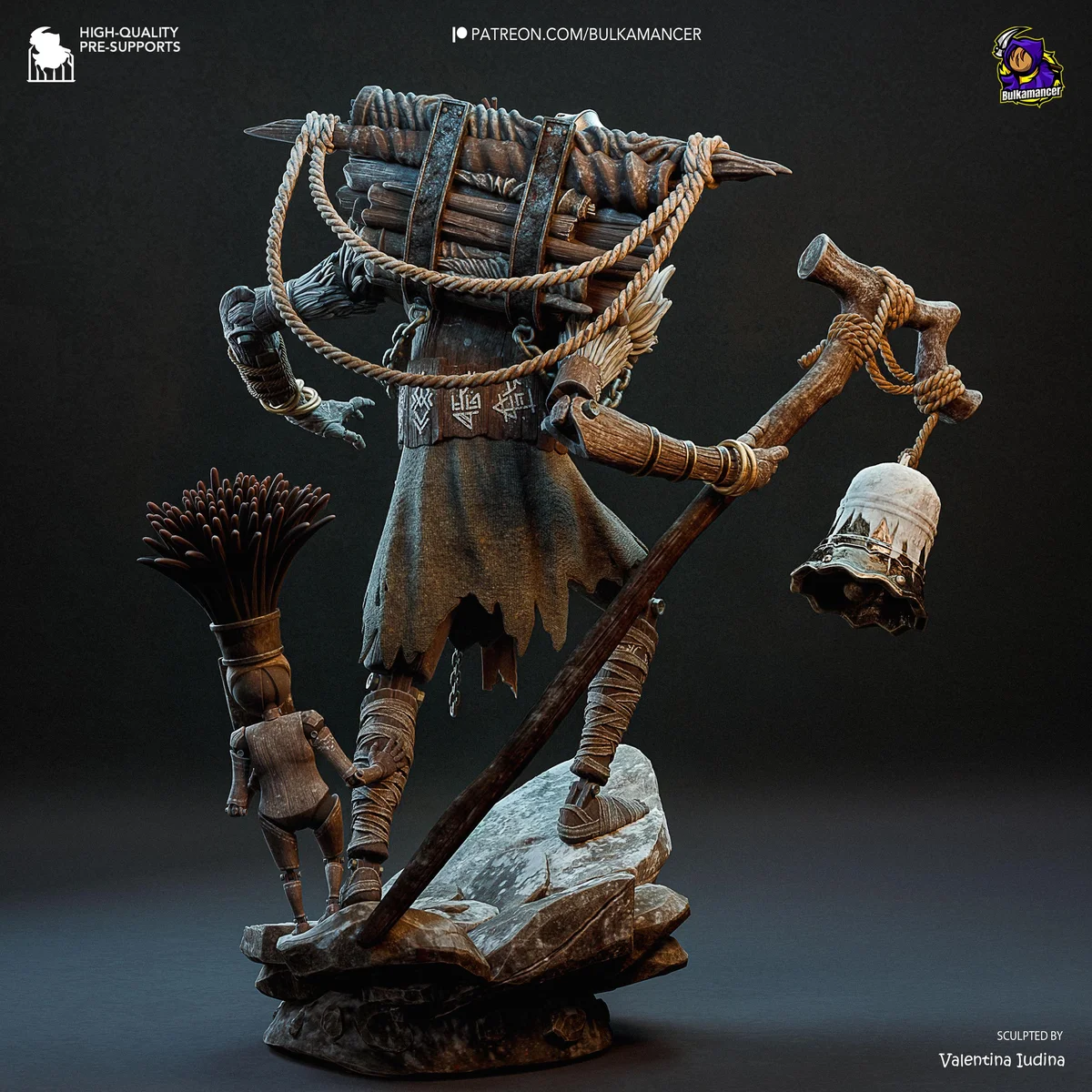 Monoco JRPG Companion - Clair Obscur Expedition 33 Unpainted Resin Figurine Kit - 1/8 Scale 276mm 10.9in - 3D Printed Statue Fan Art — 9/10