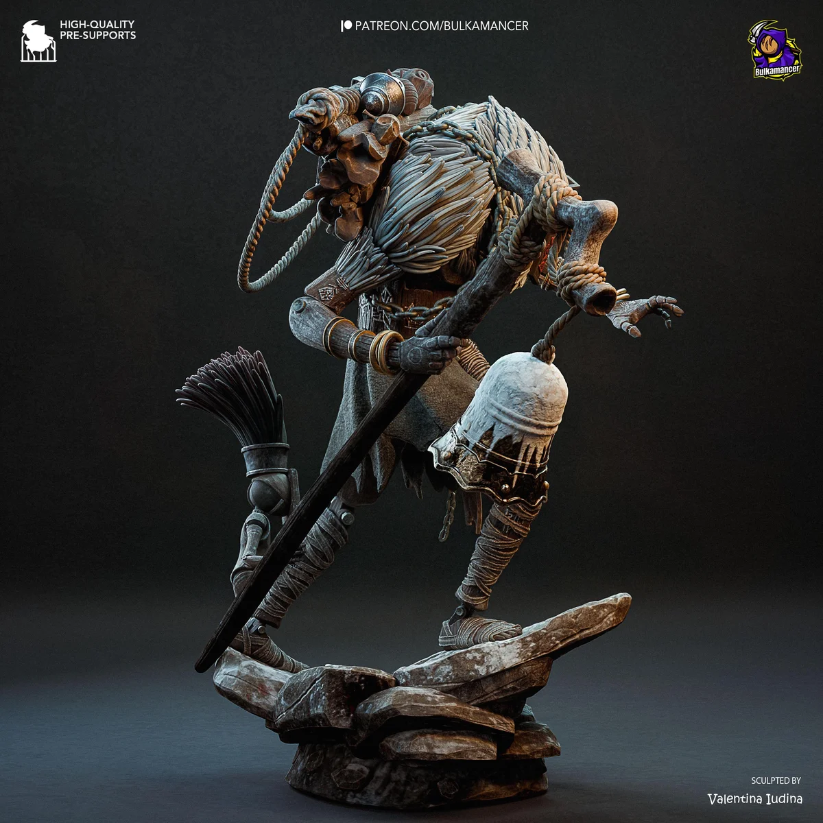 Monoco JRPG Companion - Clair Obscur Expedition 33 Unpainted Resin Figurine Kit - 1/8 Scale 276mm 10.9in - 3D Printed Statue Fan Art — 10/10