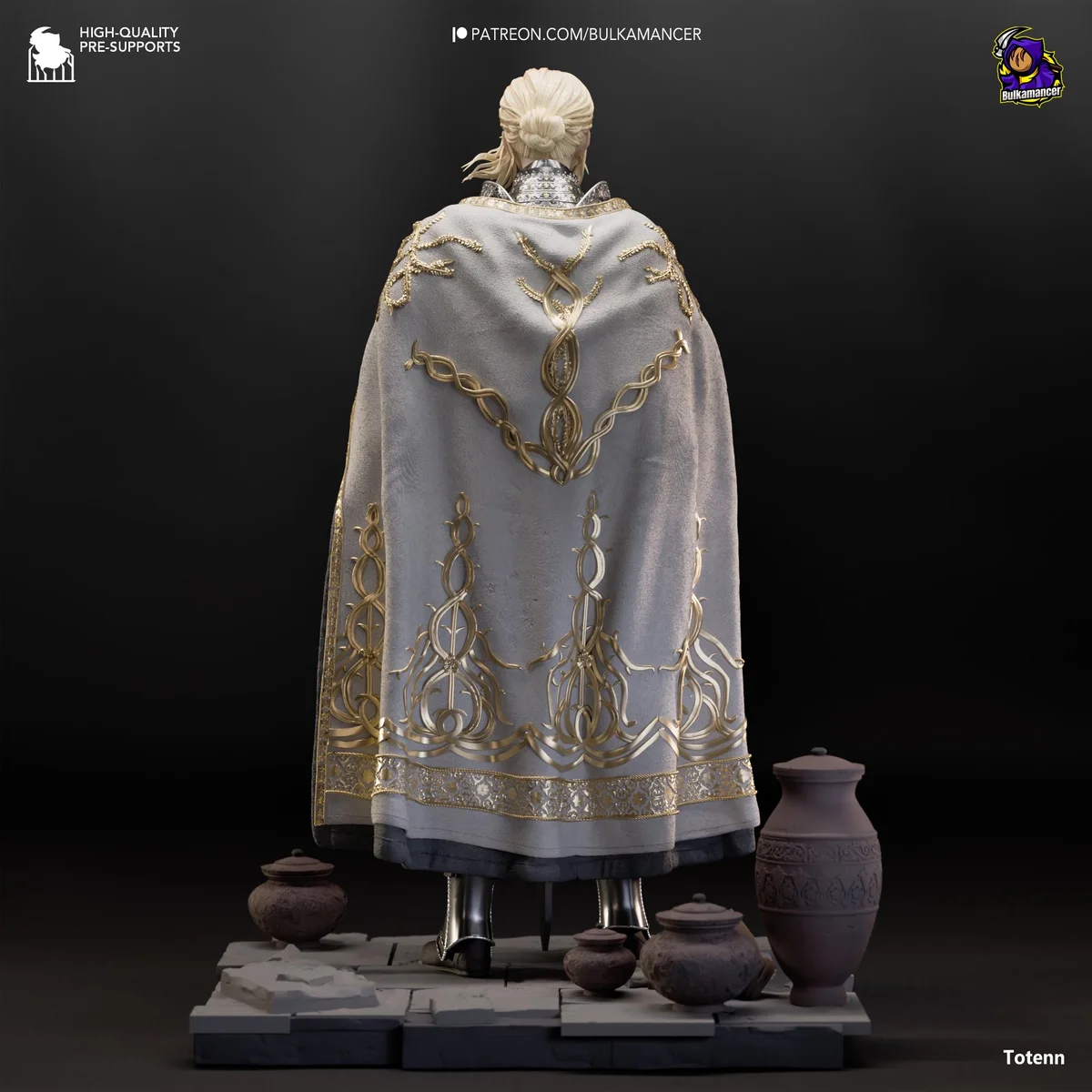 Needle Knight Leda Soulslike Boss - Elden Ring Shadow of the Erdtree Unpainted Resin Figurine Kit - 1/8 Scale 220mm 8.7in - Statue — 9/10