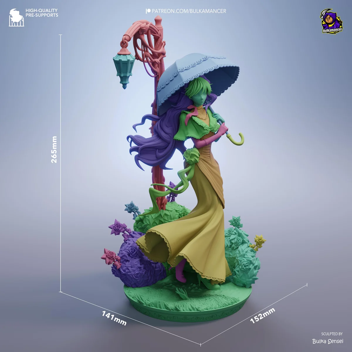 Penelope Eckhart Reincarnated Noble - Villains Are Destined to Die Unpainted Resin Kit - 1/8 Scale 265mm 10.4in - 3D Printed Statue Fan Art — 2/10