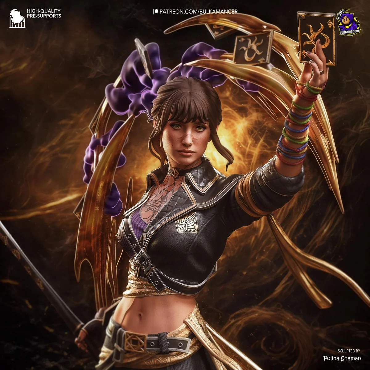 Sciel - Clair Obscur Expedition 33 Sandfall Unpainted Resin Figurine Kit - 1/8 Scale 250mm 9.8in - 3D Printed Statue Fan Art — 5/10