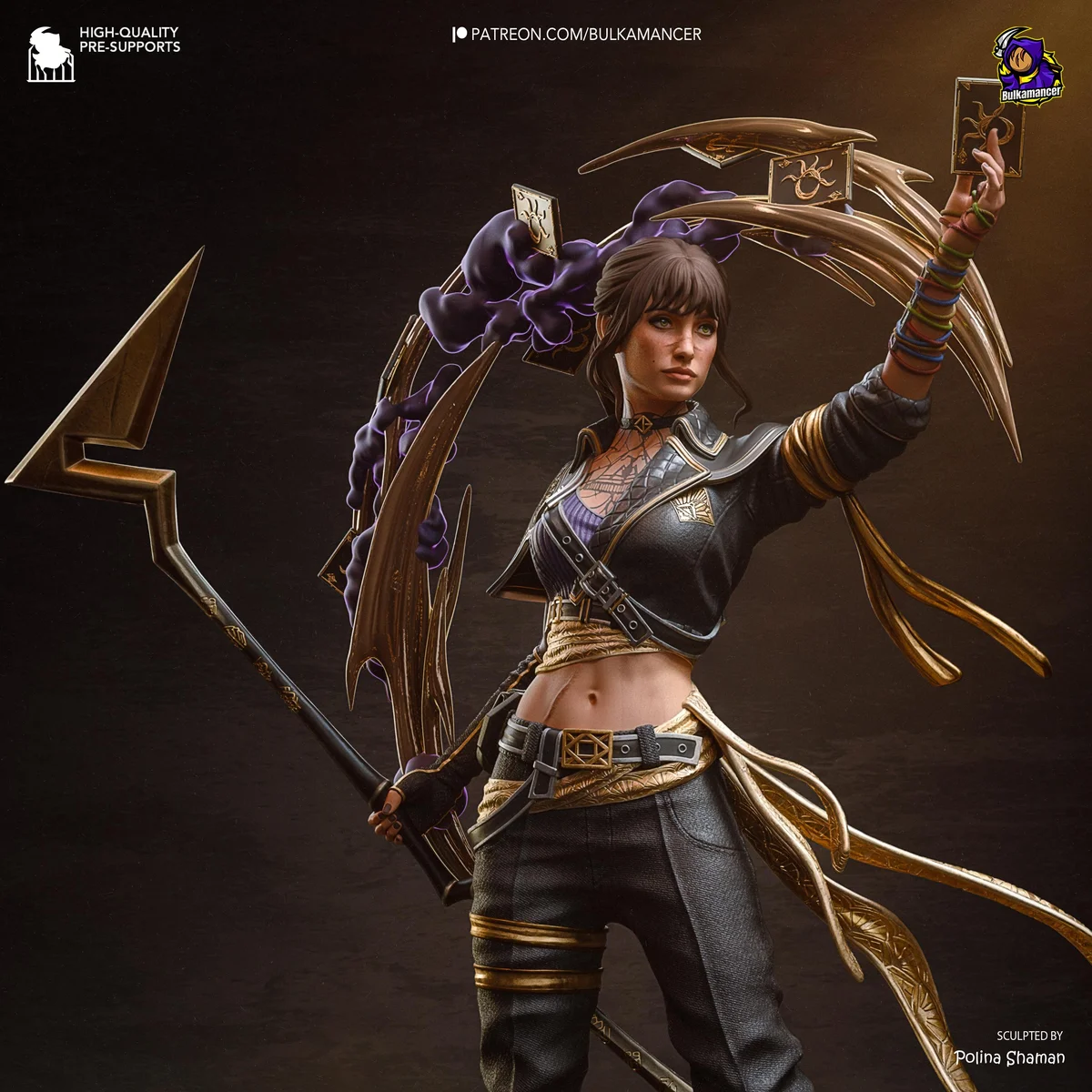 Sciel - Clair Obscur Expedition 33 Sandfall Unpainted Resin Figurine Kit - 1/8 Scale 250mm 9.8in - 3D Printed Statue Fan Art — 6/10