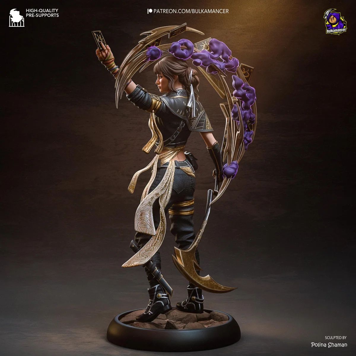 Sciel - Clair Obscur Expedition 33 Sandfall Unpainted Resin Figurine Kit - 1/8 Scale 250mm 9.8in - 3D Printed Statue Fan Art — 8/10