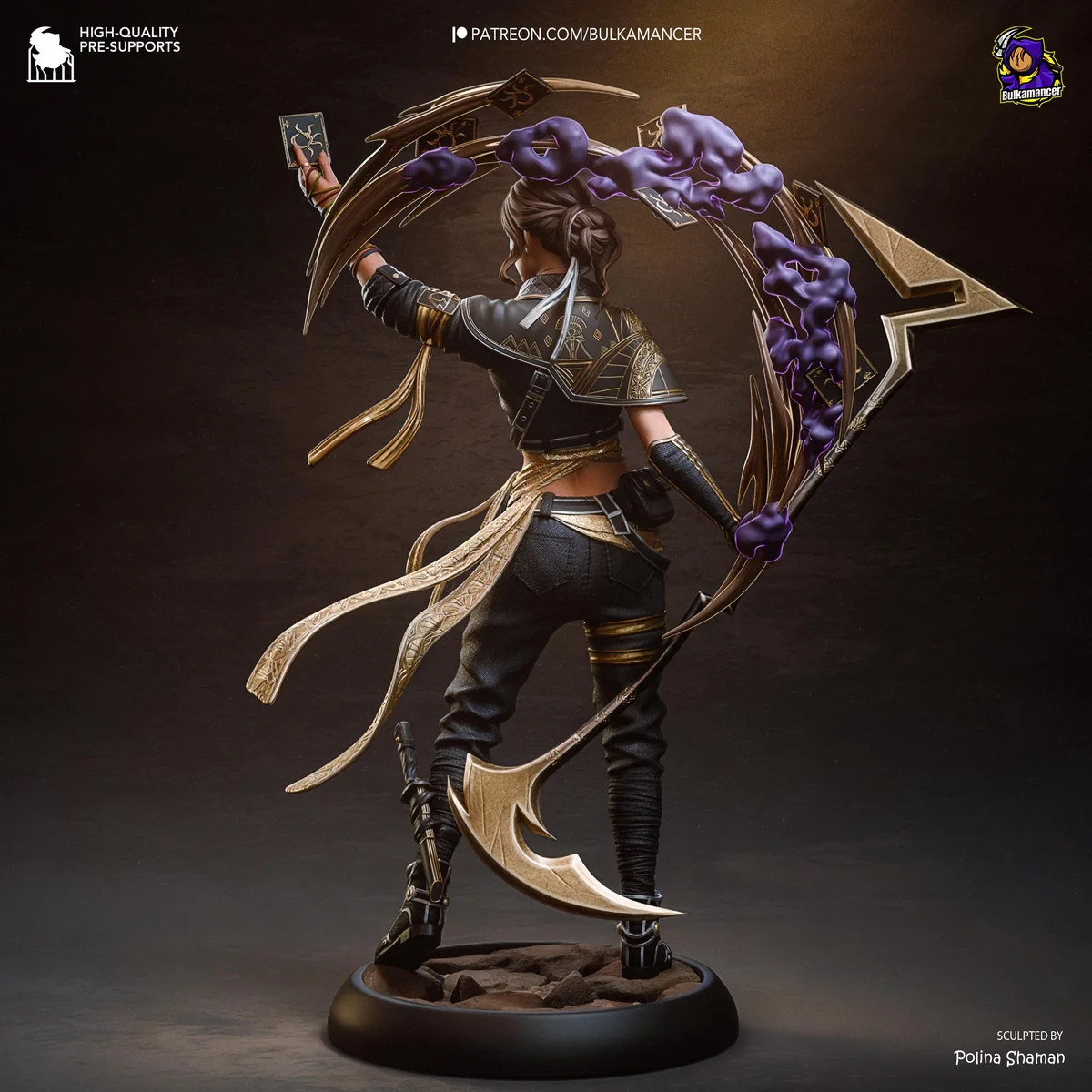 Sciel - Clair Obscur Expedition 33 Sandfall Unpainted Resin Figurine Kit - 1/8 Scale 250mm 9.8in - 3D Printed Statue Fan Art — 9/10