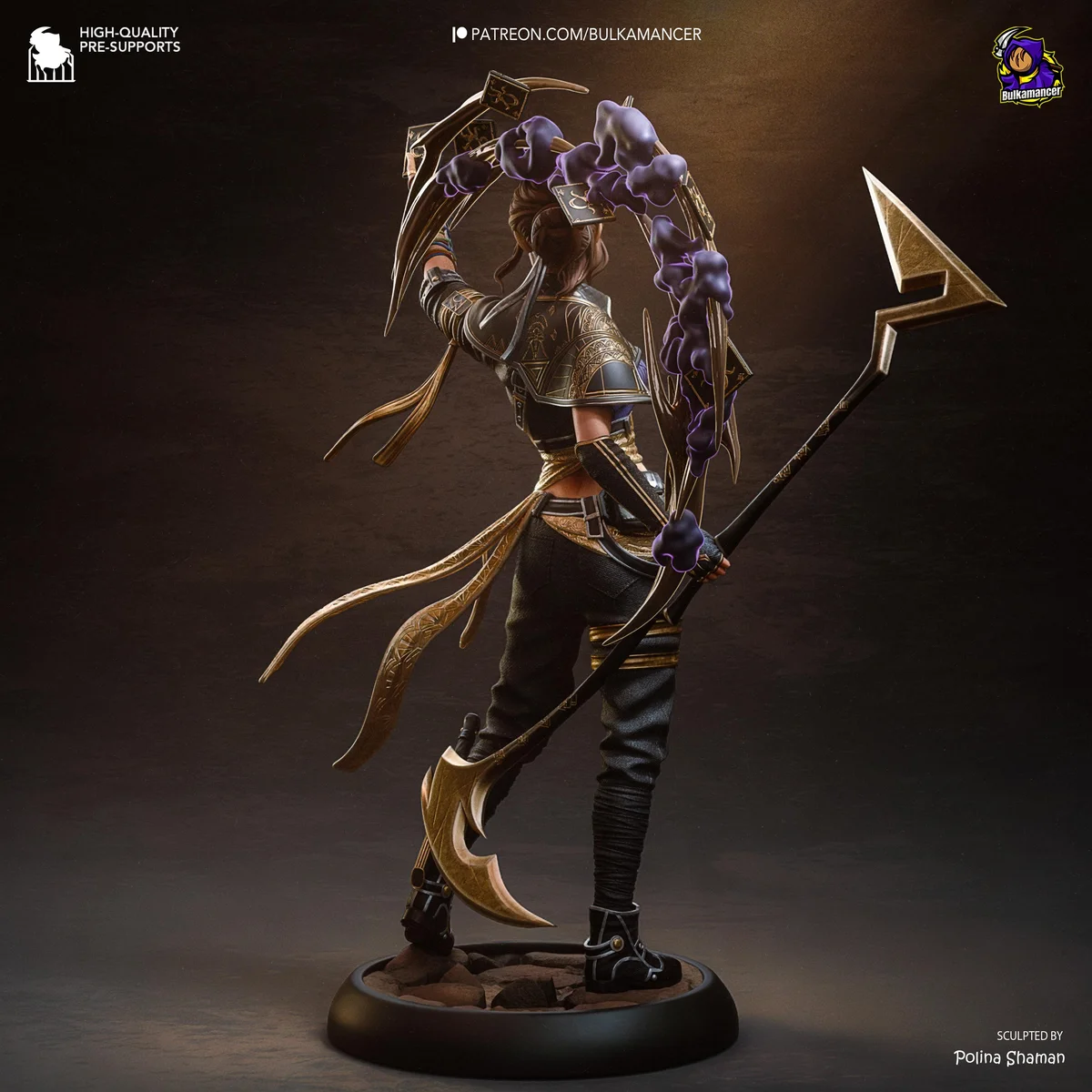 Sciel - Clair Obscur Expedition 33 Sandfall Unpainted Resin Figurine Kit - 1/8 Scale 250mm 9.8in - 3D Printed Statue Fan Art — 10/10