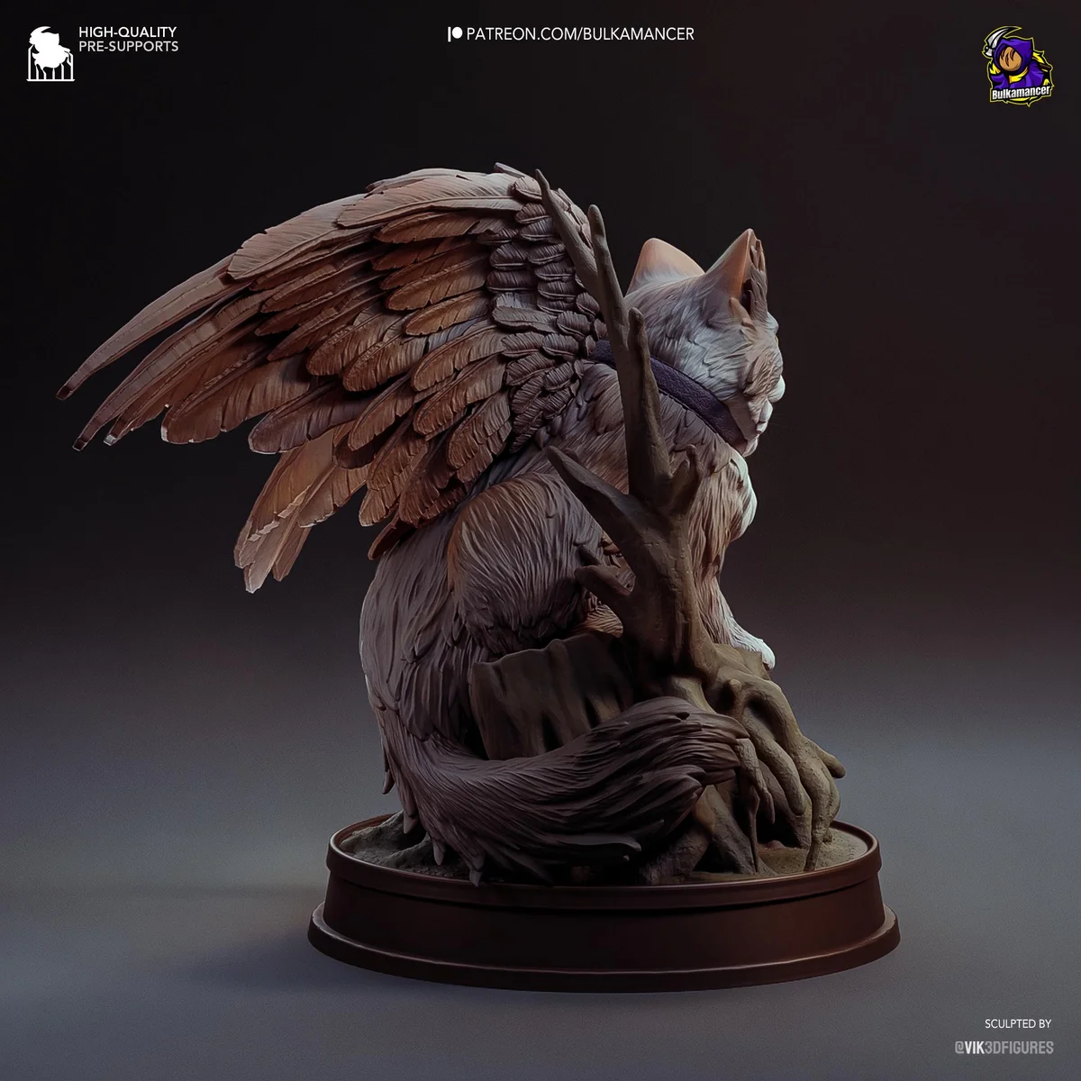 Tara the Tressym Cat Familiar Mini - Baldur's Gate 3 BG3 Unpainted Resin Figurine Kit - 1/8 Scale 62mm 2.4in - 3D Printed Statue Fan Art — 4/10