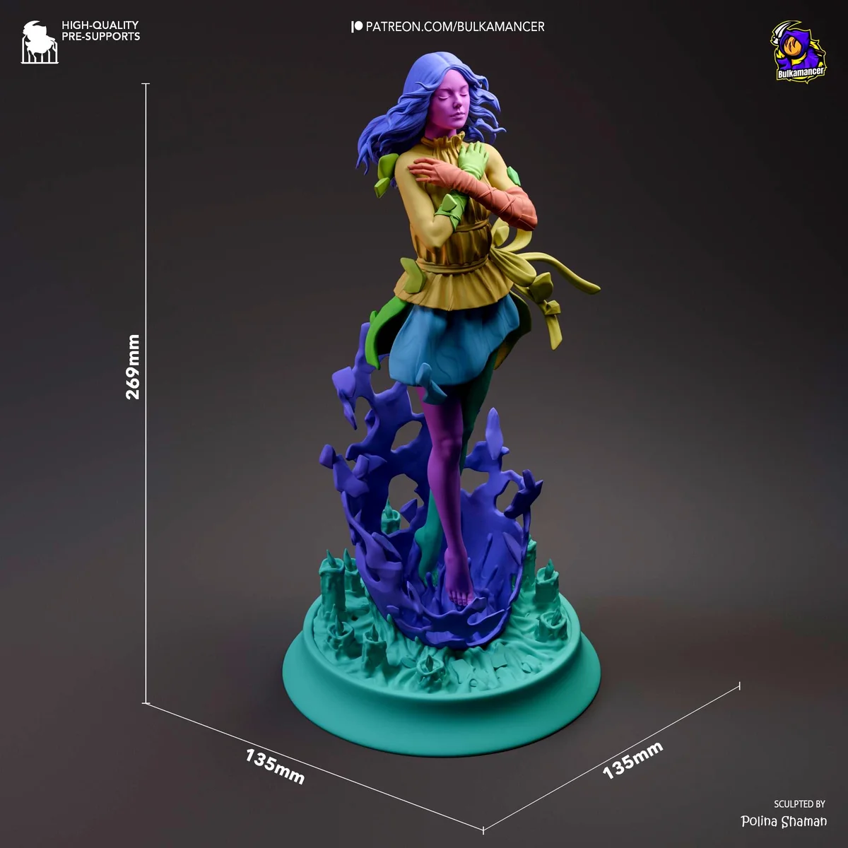 Tomorrow Postapocalyptic - Death Stranding 2 Kojima Unpainted Resin Figurine Kit - 1/8 Scale 269mm 10.6in - 3D Printed Statue Fan Art — 2/10
