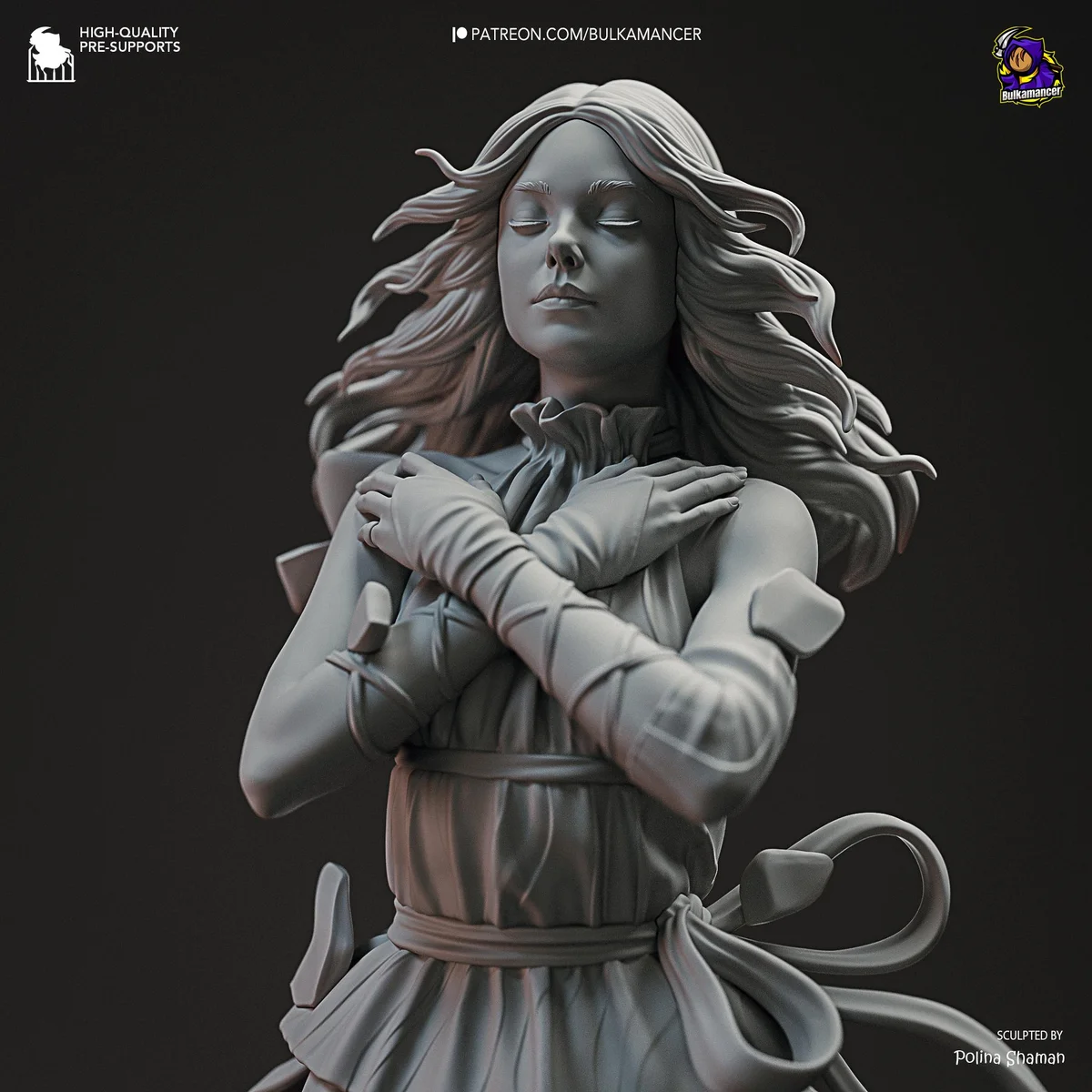 Tomorrow Postapocalyptic - Death Stranding 2 Kojima Unpainted Resin Figurine Kit - 1/8 Scale 269mm 10.6in - 3D Printed Statue Fan Art — 9/10